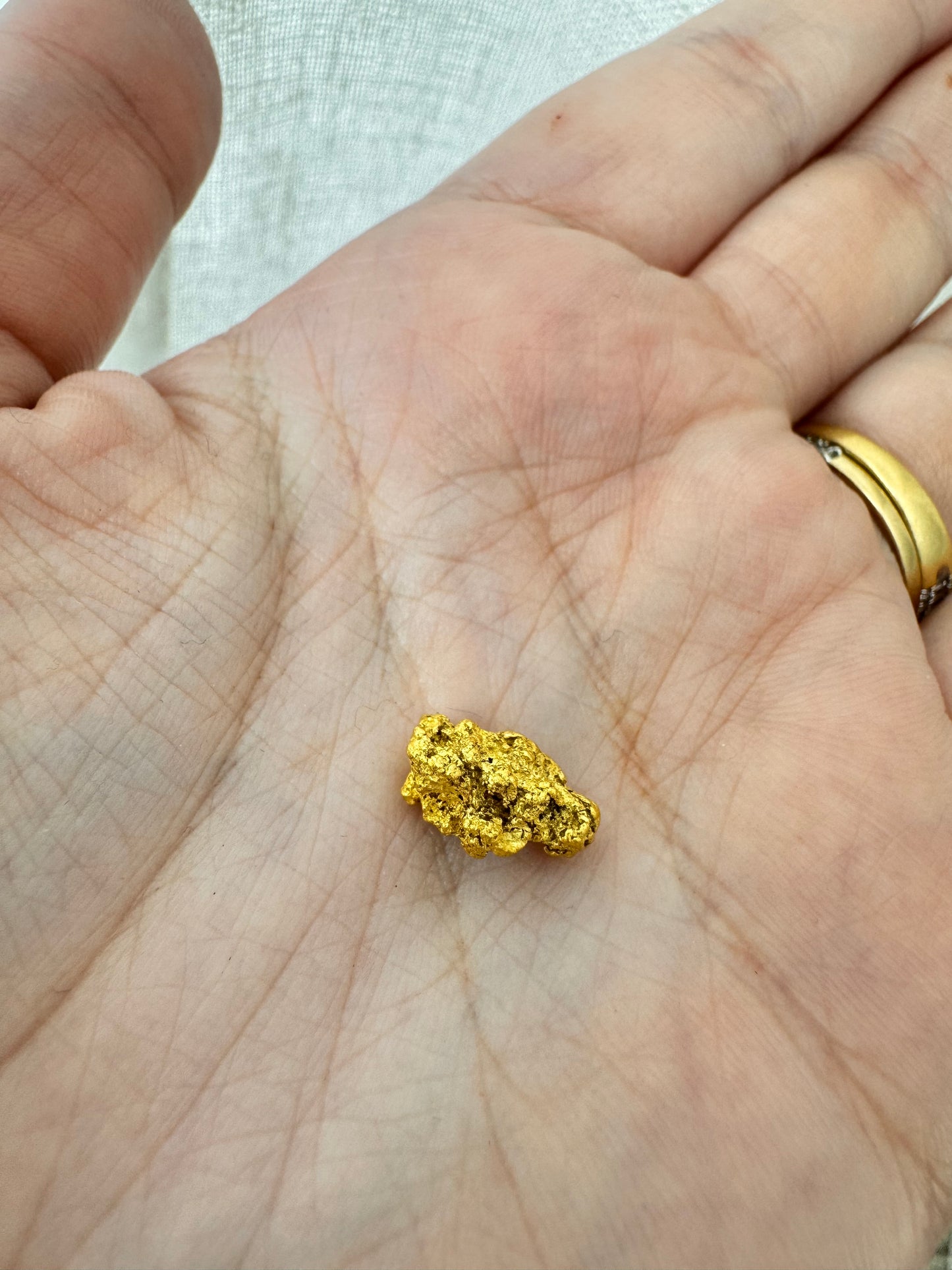 3.2 gram Natural Gold Nugget - August Drop