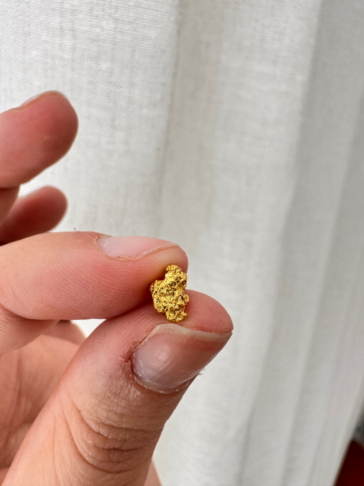 0.7 gram Natural Gold Nugget - August Drop
