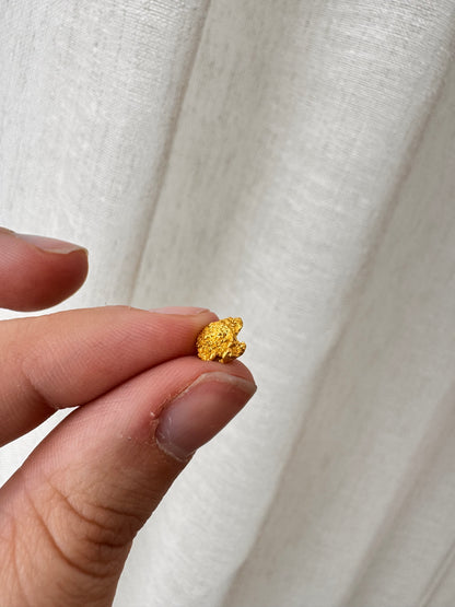 0.58 gram Natural Gold Nugget - August Drop