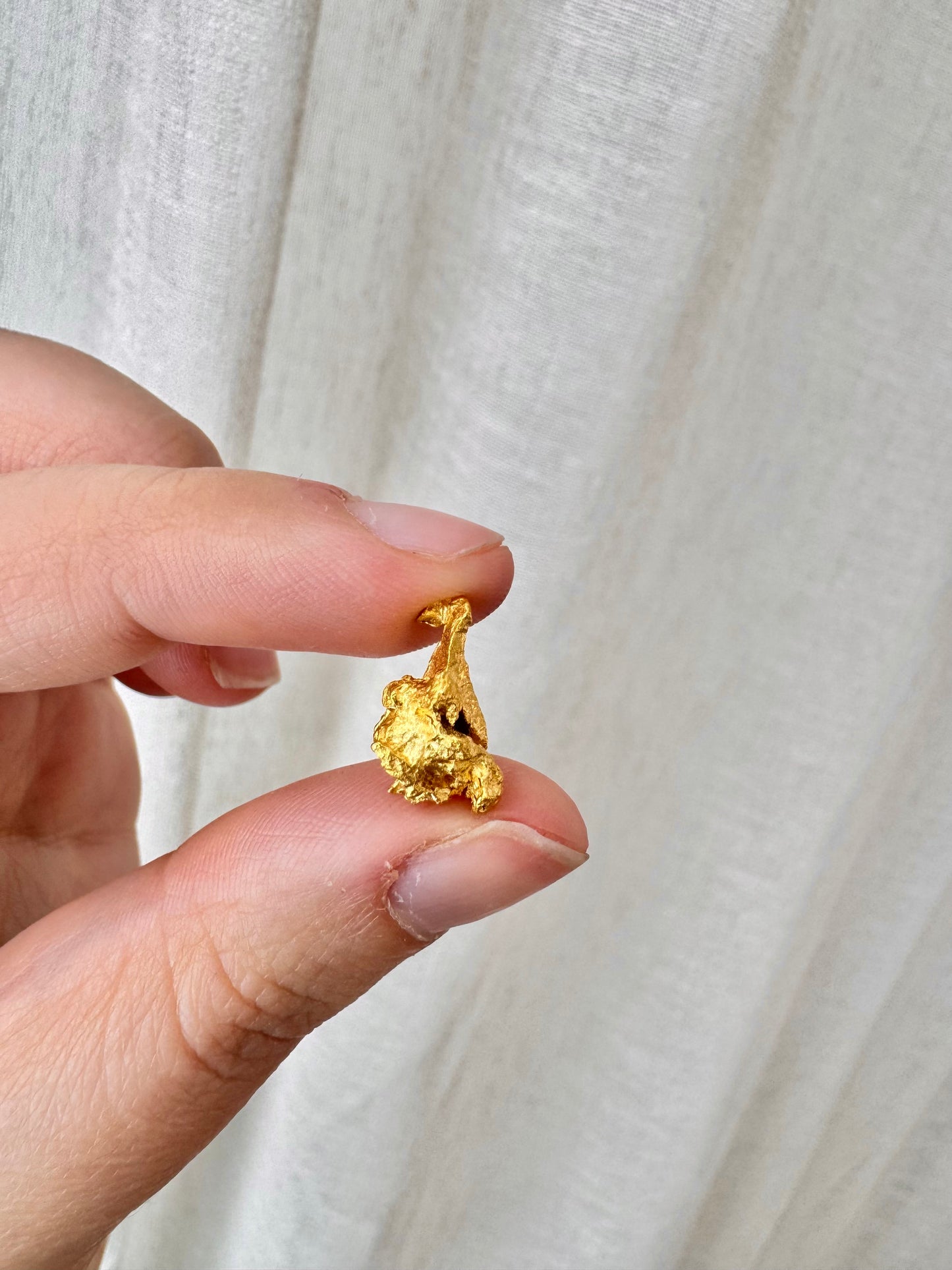 3.8 gram Natural Gold Nugget - August Drop