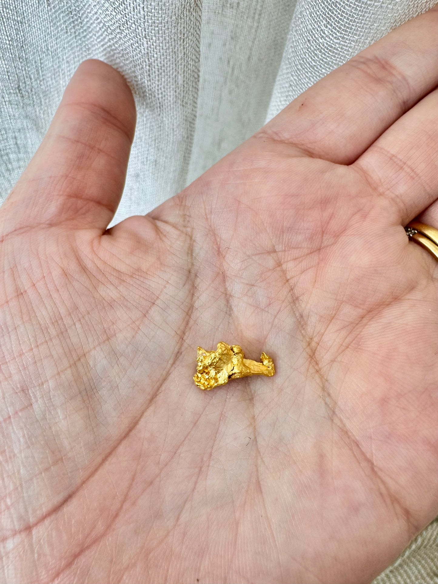 3.8 gram Natural Gold Nugget - August Drop