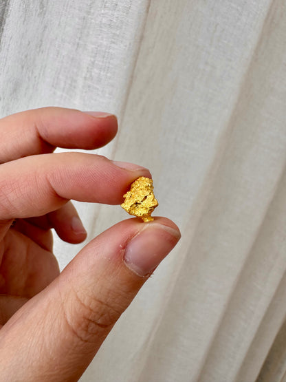 2.9 grams Natural Gold Nugget - August Drop