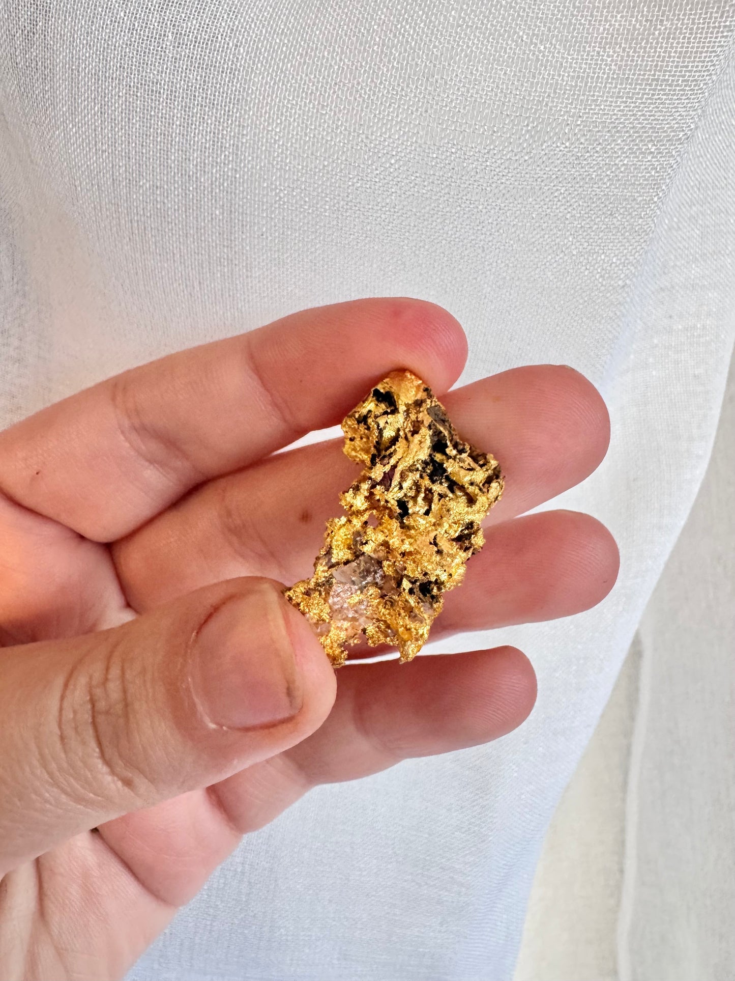 RARE 16 gram Crystalline Natural Gold Nugget - August Drop