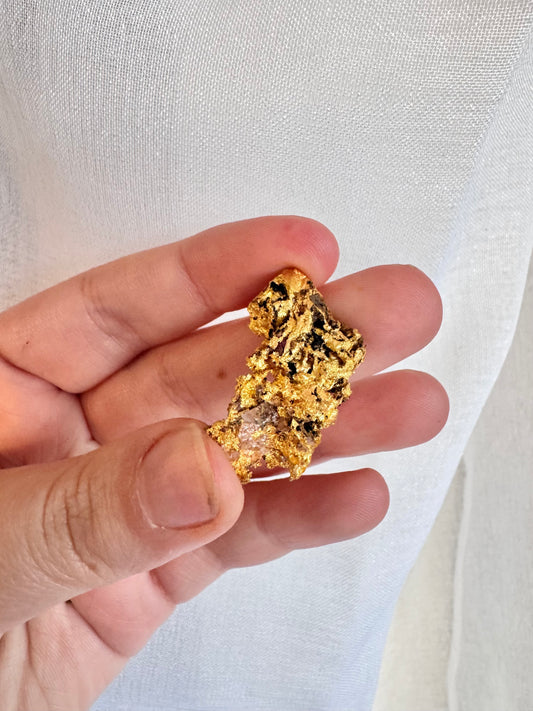RARE 16 gram Crystalline Natural Gold Nugget - August Drop