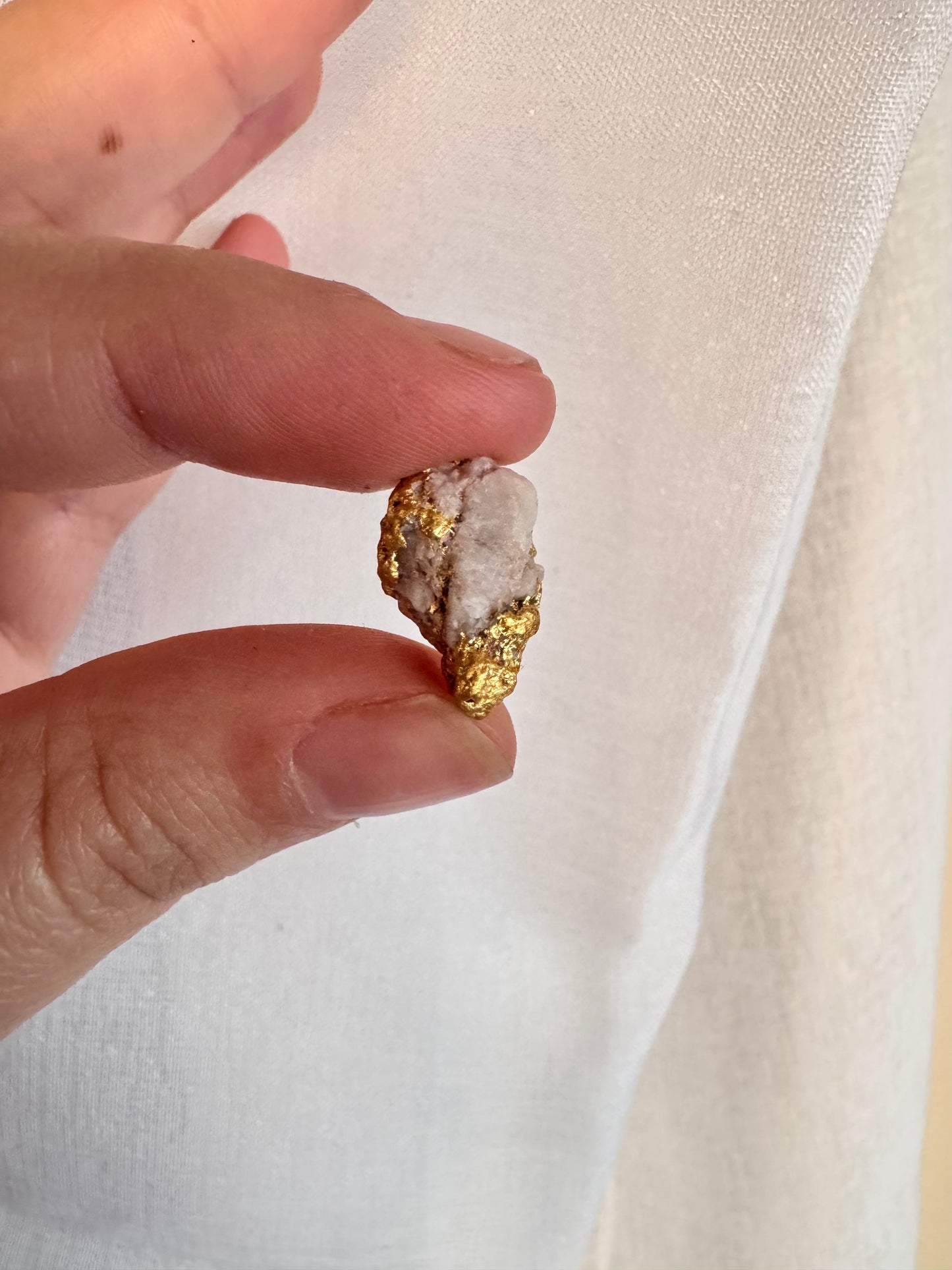 2 gram Natural Gold and Quartz Specimen - August Drop
