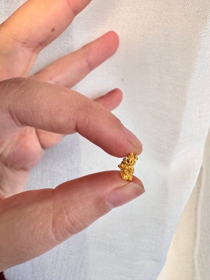 0.96 gram Natural Gold Nugget - August Drop