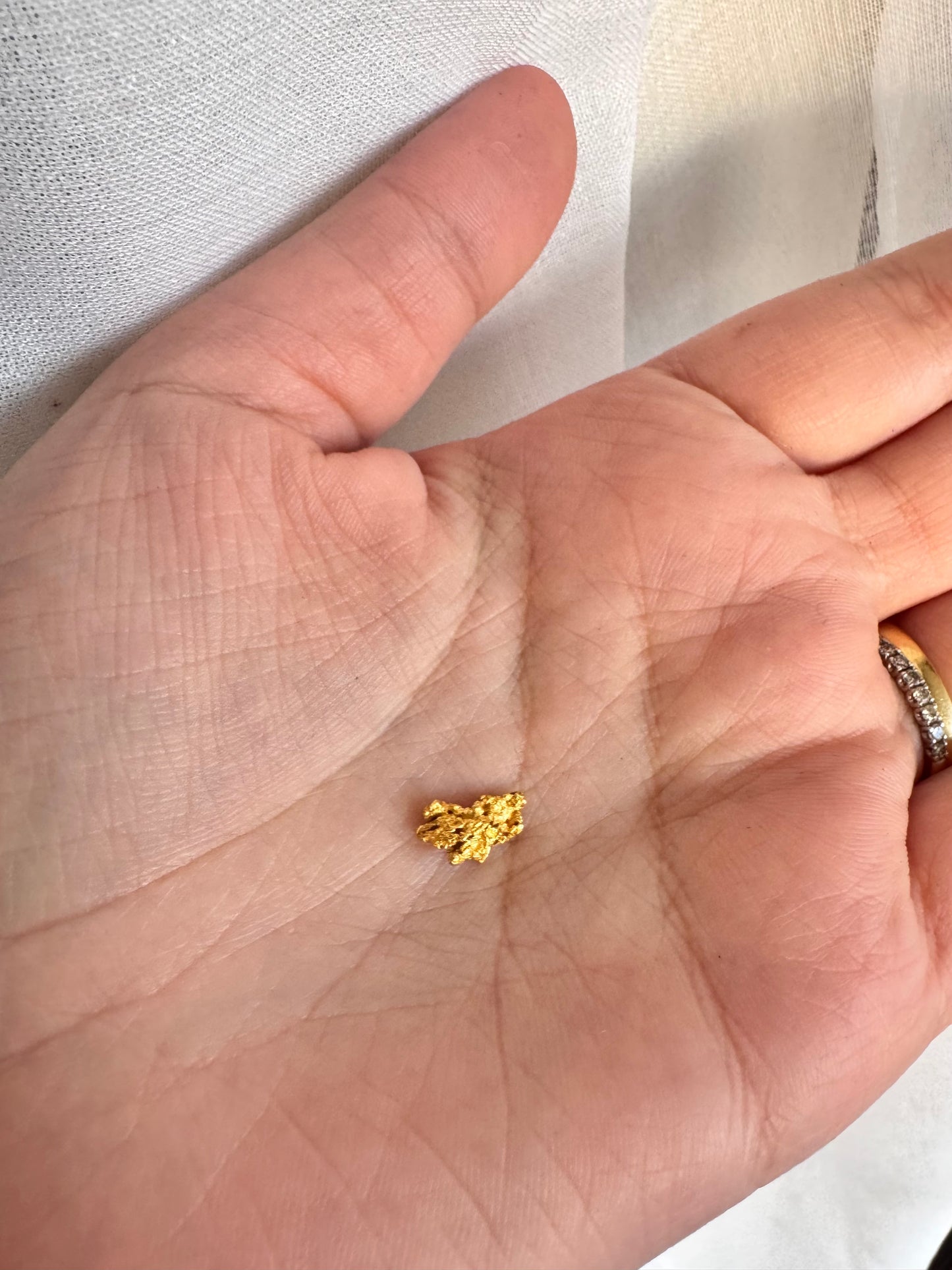0.96 gram Natural Gold Nugget - August Drop
