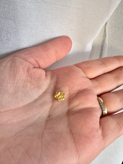 0.7 gram Natural Gold Nugget - August Drop