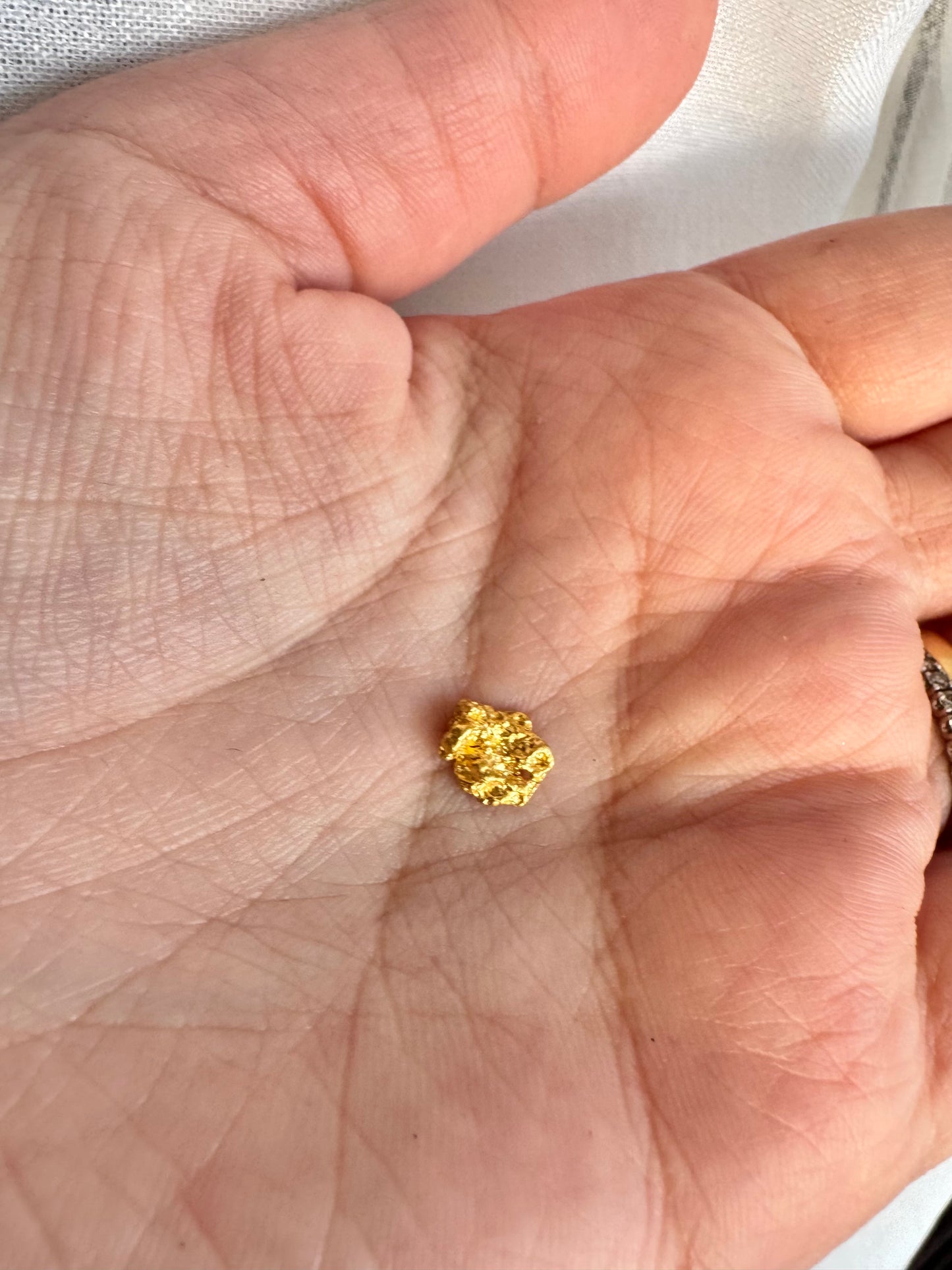 0.7 gram Natural Gold Nugget - August Drop