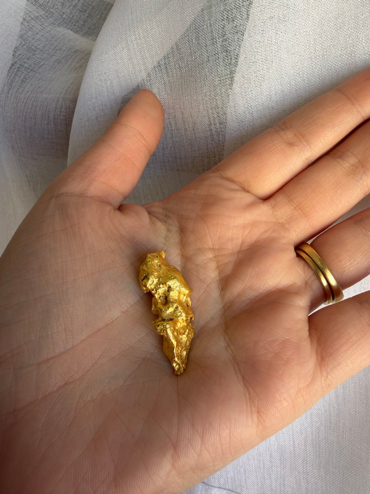 25.49 grams Natural Gold Nugget - September drop