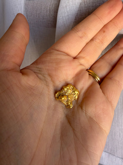 7.33 grams Natural Gold Nugget - September drop
