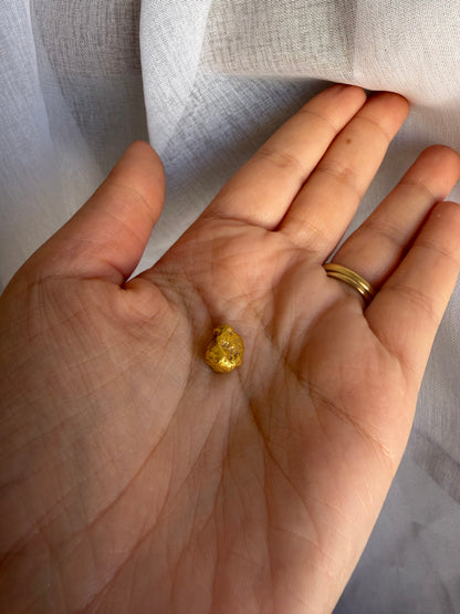3.89 grams Natural Gold Nugget - September drop