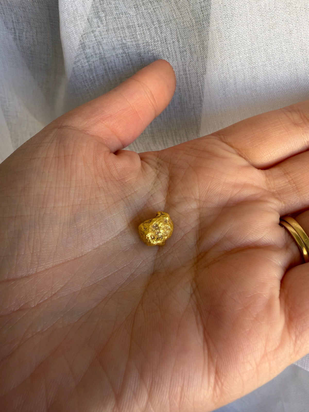 3.89 grams Natural Gold Nugget - September drop