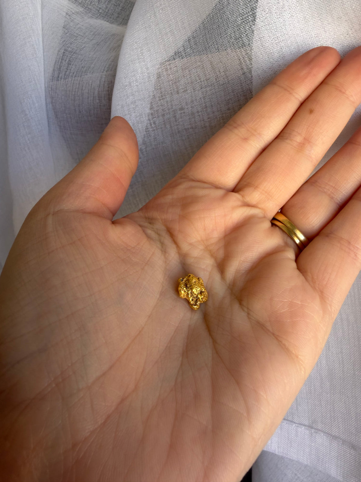 2.87 grams Natural Gold Nugget - September drop