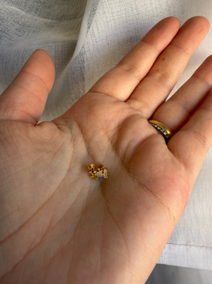 0.7 grams Natural Gold Nugget - September drop