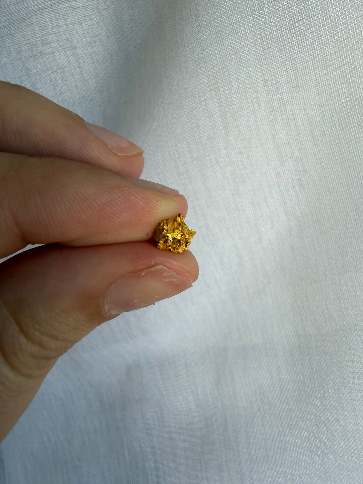0.8 grams Natural Gold Nugget - September drop