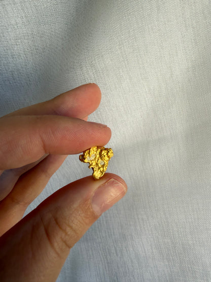 2 grams Natural Gold Nugget - September drop