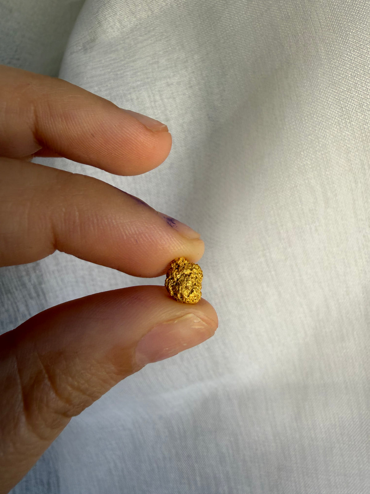 1.3 grams Natural Gold Nugget - September drop