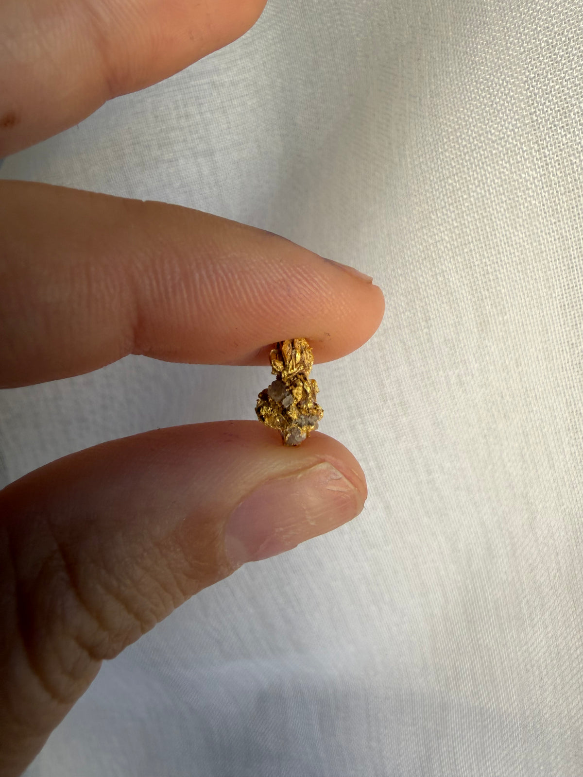 0.9 grams Natural Gold Nugget - September drop