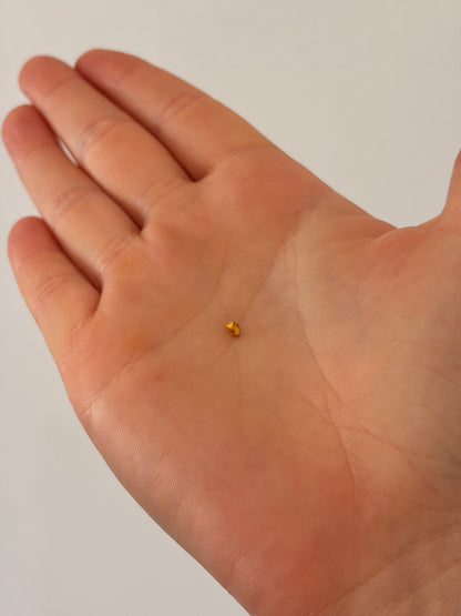 0.18 grams Natural Gold Nugget - October drop