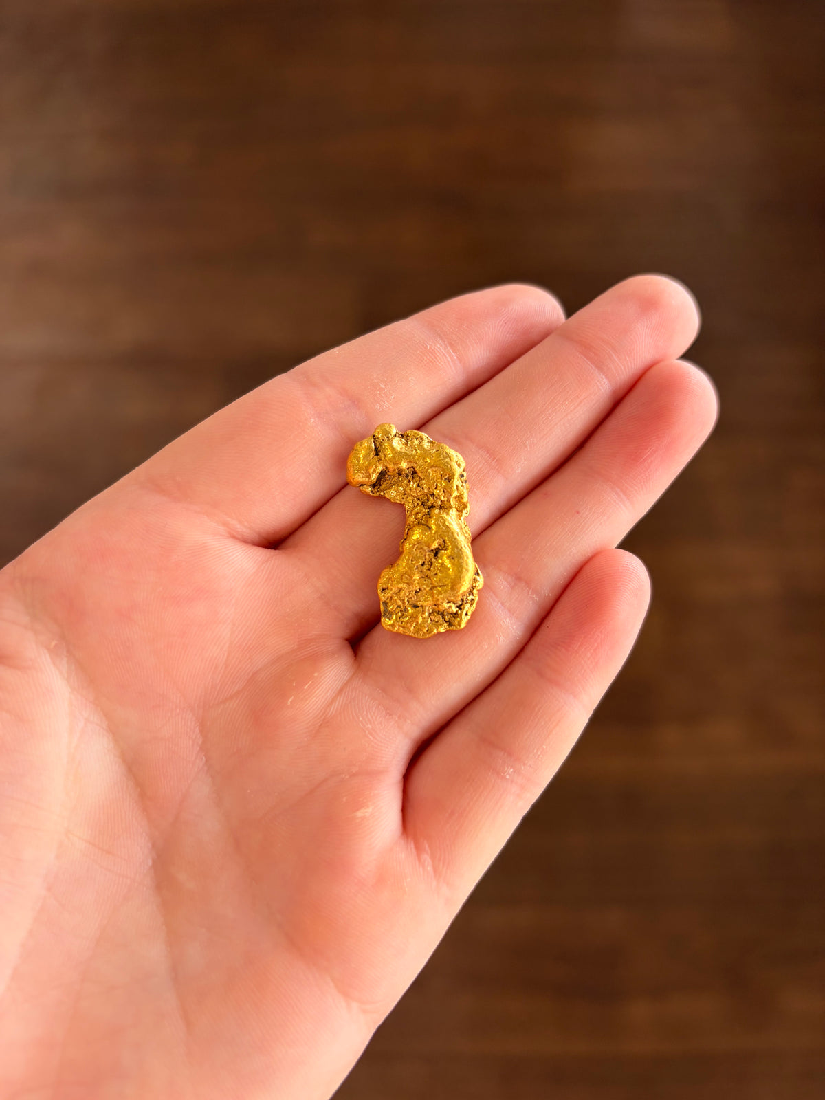 14.83 grams Natural Gold Nugget - October drop