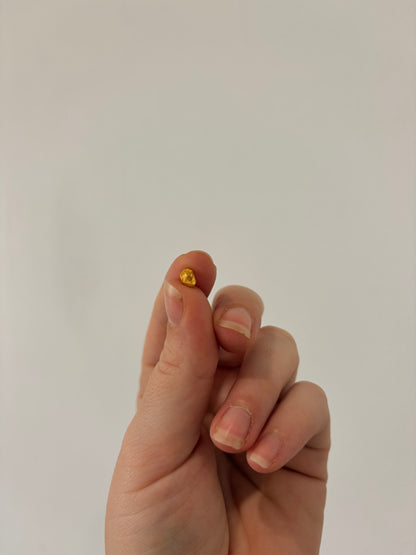 0.44 grams Natural Gold Nugget - October drop