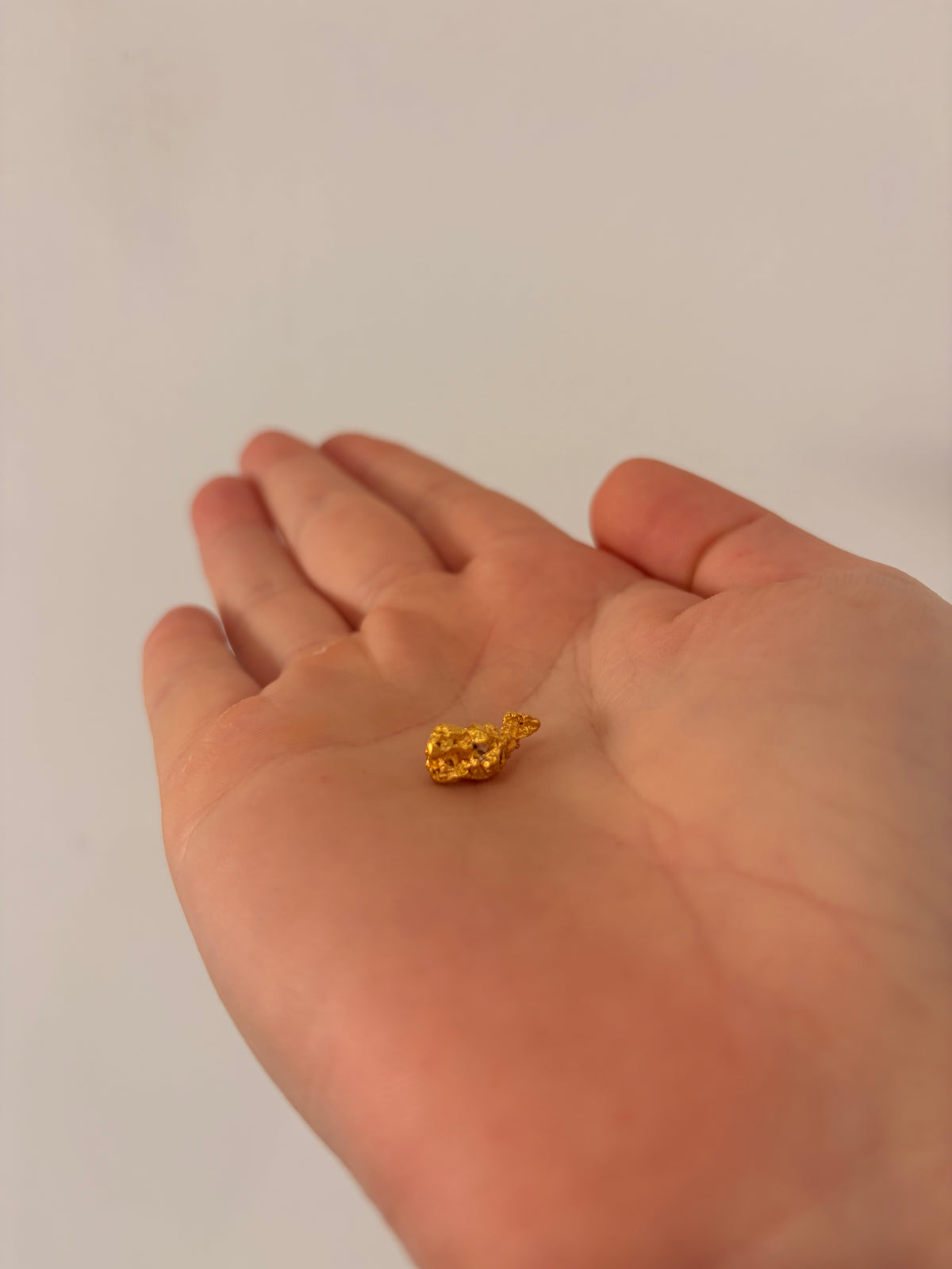 2.87 grams Natural Gold Nugget - October drop