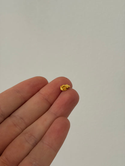 0.39 grams Natural Gold Nugget - October drop