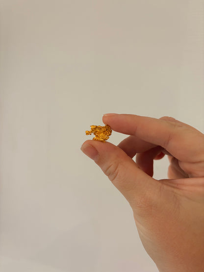 3.18 grams Natural Gold Nugget - October drop