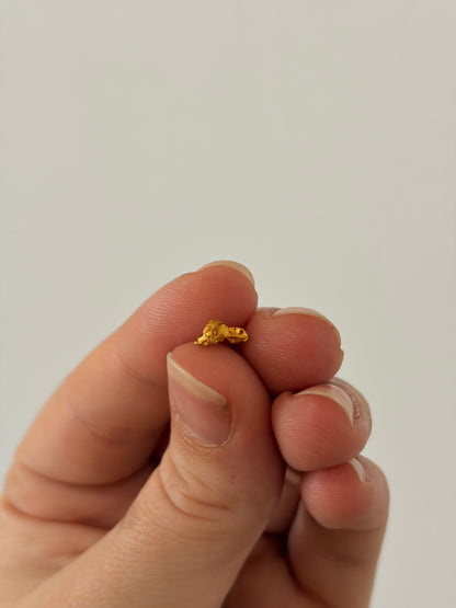 0.27 grams Natural Gold Nugget - October drop