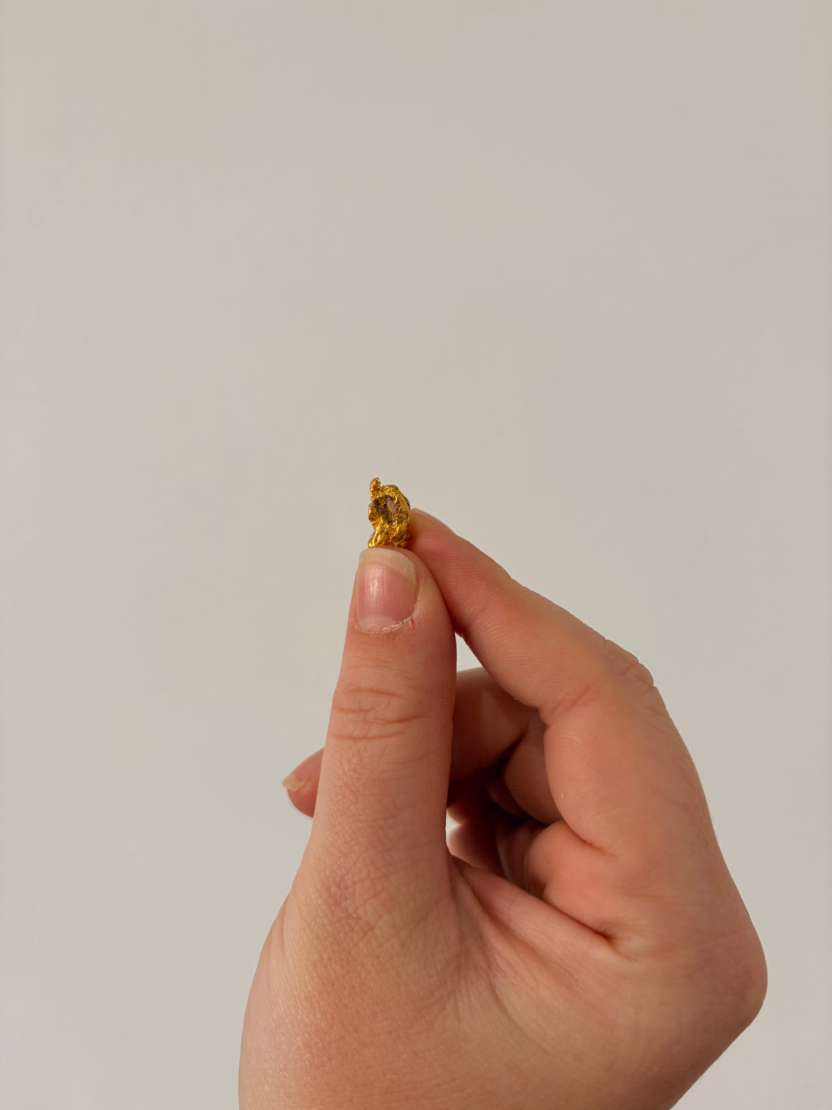 3.34 grams Natural Gold Nugget - October drop