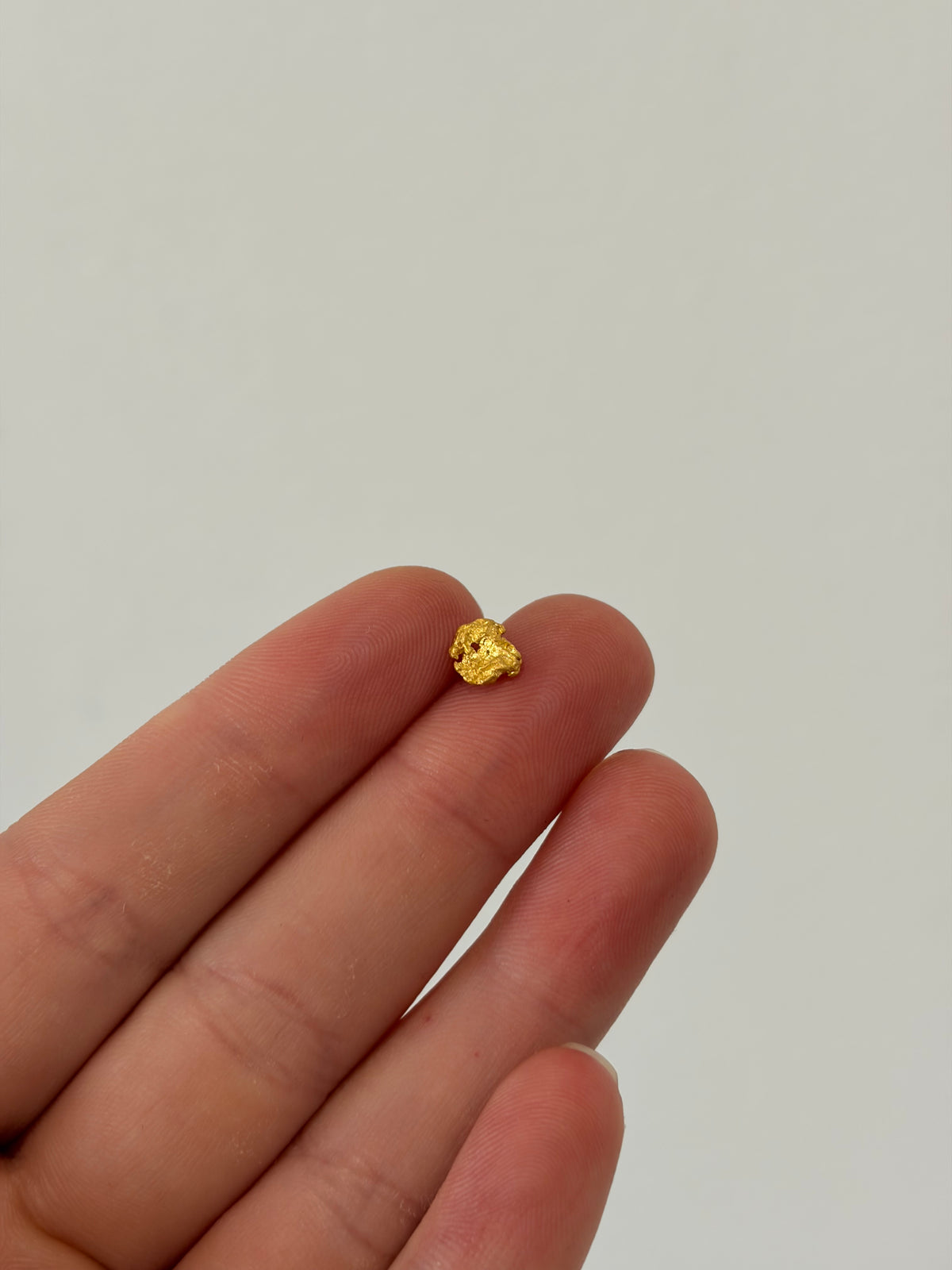 0.8 grams Natural Gold Nugget - October drop