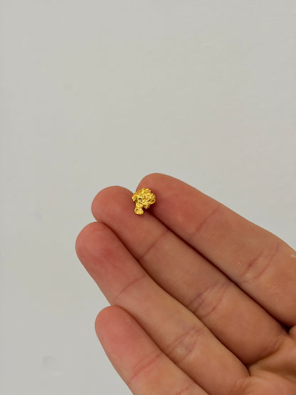 0.84 grams Natural Gold Nugget - October drop