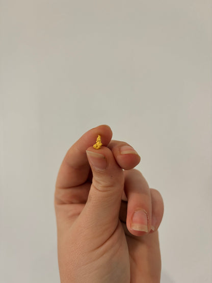 0.45 grams Natural Gold Nugget - October drop