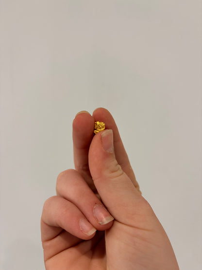 0.84 grams Natural Gold Nugget - October drop