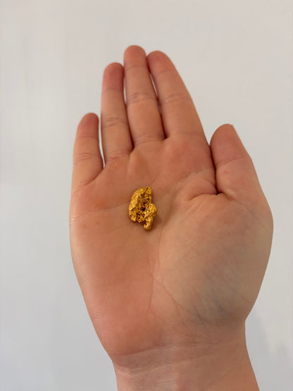 10.87 grams Natural Gold Nugget - October drop