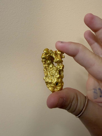 75.40 gram natural gold nugget